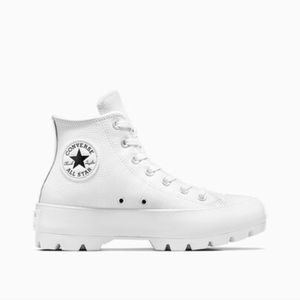 Chuck Taylor All Stars Lugged Leather Women's 10 White